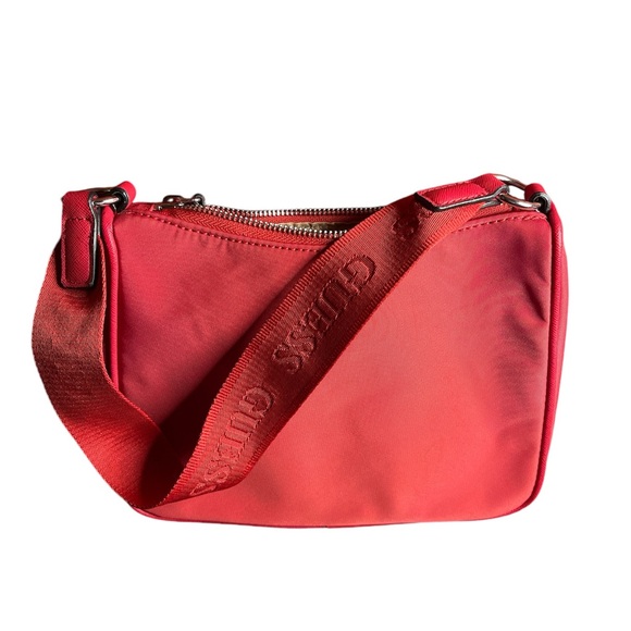 Guess Red Logo Handbag - Picture 3 of 3